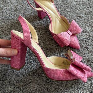 Jessica Simpson Pink Bow Shoe